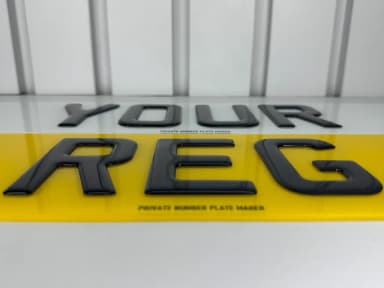 3D Gel Number Plates thumbnail 1