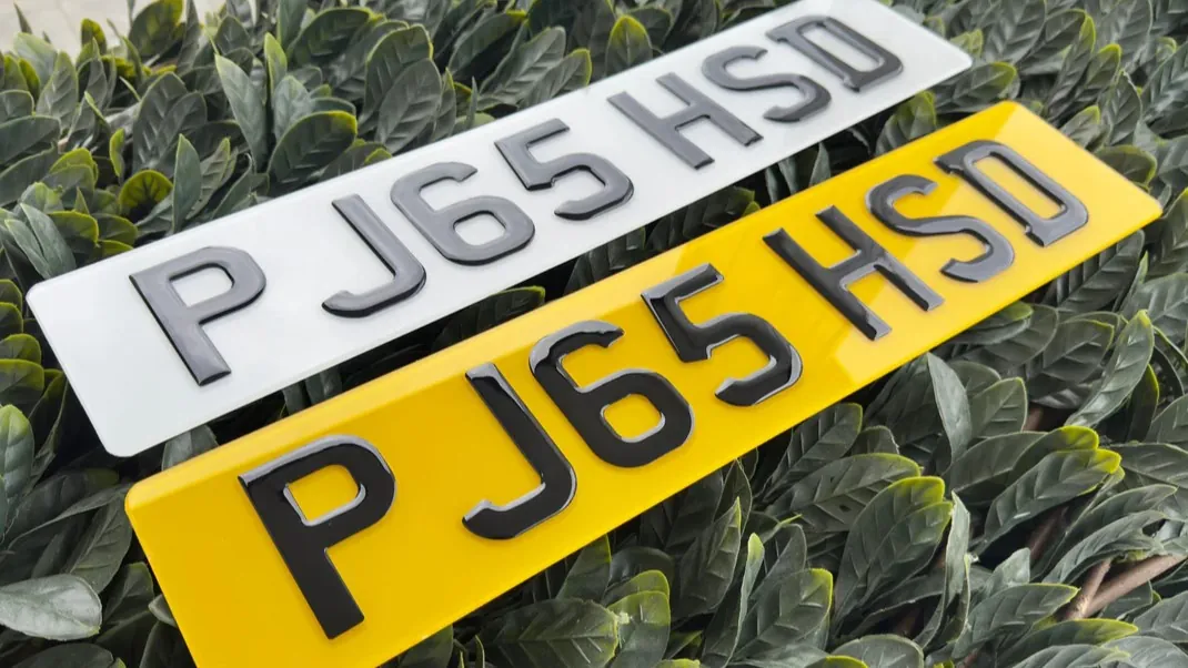 3D Number Plate