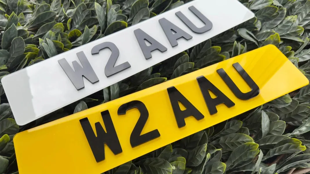 3D Number Plate