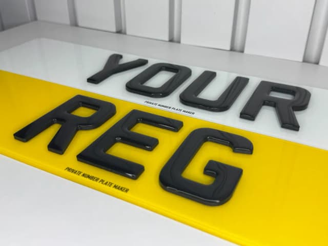 5D Number Plate