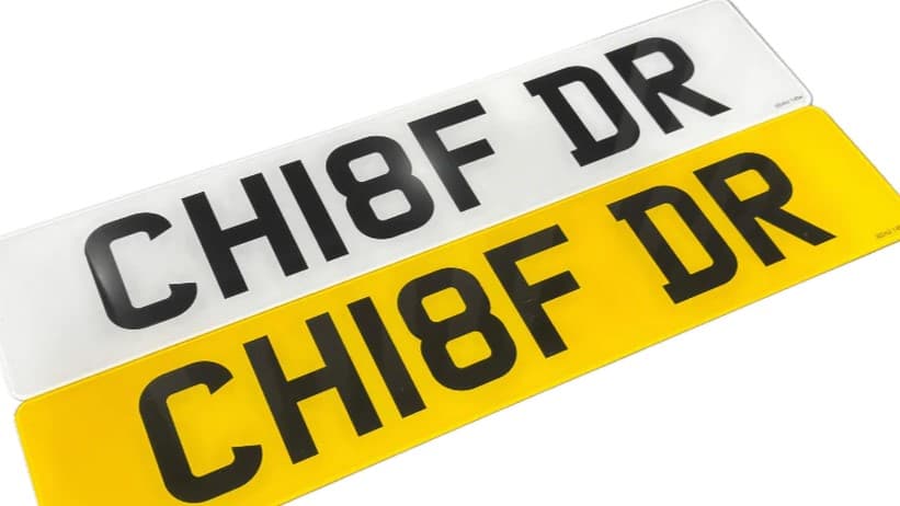 3D Number Plate