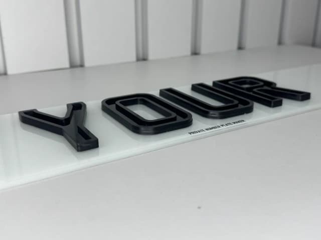 2D Number Plate